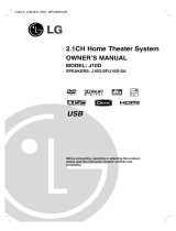 LG J10D Owner's manual