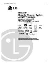 LG LH-RH9500TA User manual