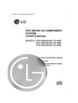 LG FFH-165A Owner's manual