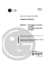 LG FFH-261A Owner's manual