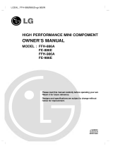 LG FFH-886A Owner's manual