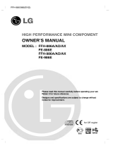 LG FFH-986A Owner's manual