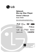 LG BD300-P Owner's manual