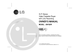 LG BH762W Owner's manual