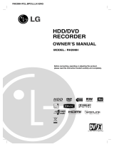 LG RH299H Owner's manual