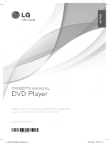 LG DP822H Owner's manual
