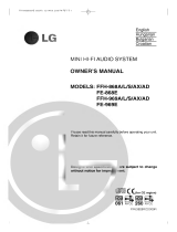 LG FFH-868AX Owner's manual