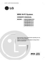 LG LM-M340A Owner's manual