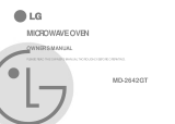 LG MD-2742GT Owner's manual