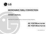 LG MC-9287UR Owner's manual