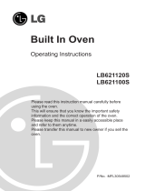 LG LB621100S Owner's manual