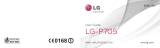 LG LGP705 User manual