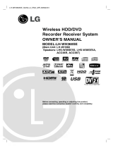 LG LH-WH3693SE User manual