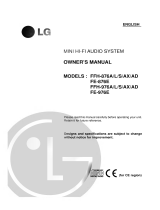 LG FFH-976A Owner's manual