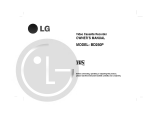 LG BD250P Owner's manual