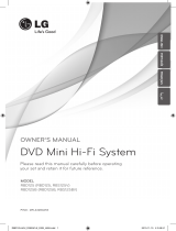 LG RBD125B Owner's manual
