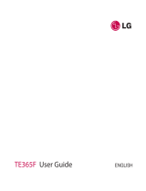 LG TE365F.AFIDAQ User manual