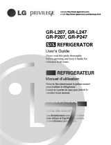 LG GR-L208NN Owner's manual