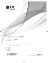 LG 60LY970H Owner's manual