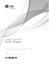 LG DP437 User manual