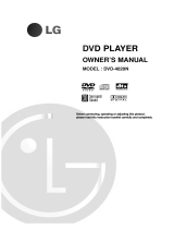 LG DVD-4020N Owner's manual