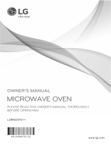 LG LSRM2010ST Owner's manual