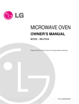 LG MS-0744A Owner's manual