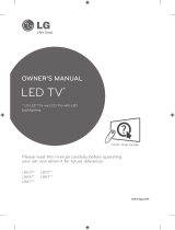 LG 60LB6500 User manual