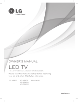 LG 55LA9600 Owner's manual