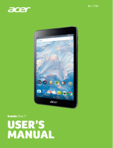Acer Iconia One 7 B1-790 User manual