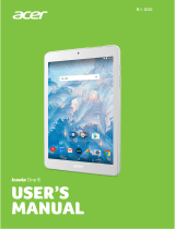 Acer Iconia One 8 B1-860 User manual