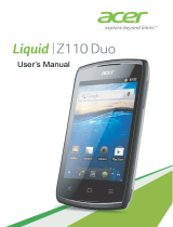 Acer Z110 Duo User manual