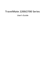 Acer TravelMate 2200 User manual