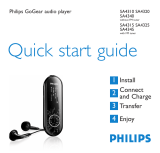 Philips SA4345/37 User manual