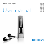 Philips SA1100 User manual