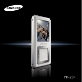 Samsung YP-Z5FZW User manual