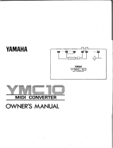 Yamaha YMC10 Owner's manual