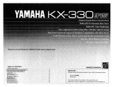 Yamaha KX-330 Owner's manual