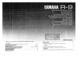 Yamaha R-9 Owner's manual