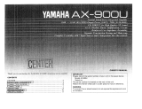 Yamaha AX-900 Owner's manual
