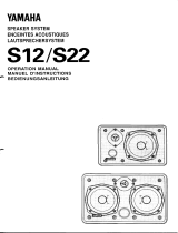 Yamaha S12 Owner's manual