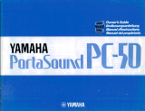 Yamaha PC-50 Owner's manual