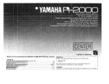 Yamaha R-2000 Owner's manual