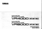 Yamaha VR-6000 Owner's manual