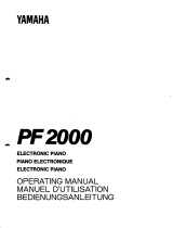 Yamaha PF2000 Owner's manual