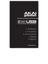 Akai Professional Akai EWI USB Elektronischer Blaskontroller Owner's manual