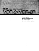 Yamaha MDR-4 Owner's manual