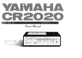 Yamaha CR-2020 Owner's manual