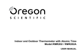 Oregon Scientific RMR202 / RMR202A User manual