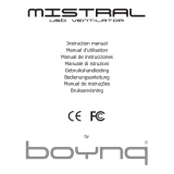 Boynq MISTRAL FAN WHITE User manual